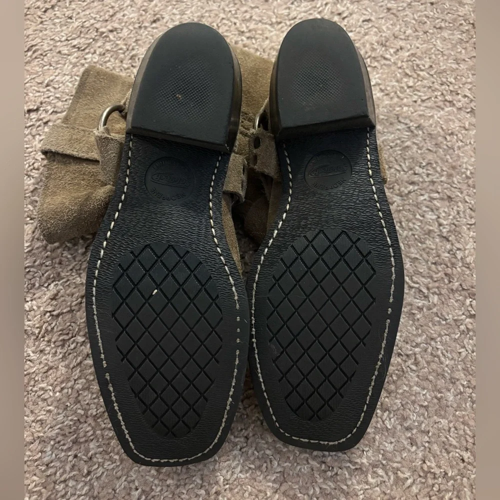 Frye Tan Suede Ankle Boots - Picture 16 of 16